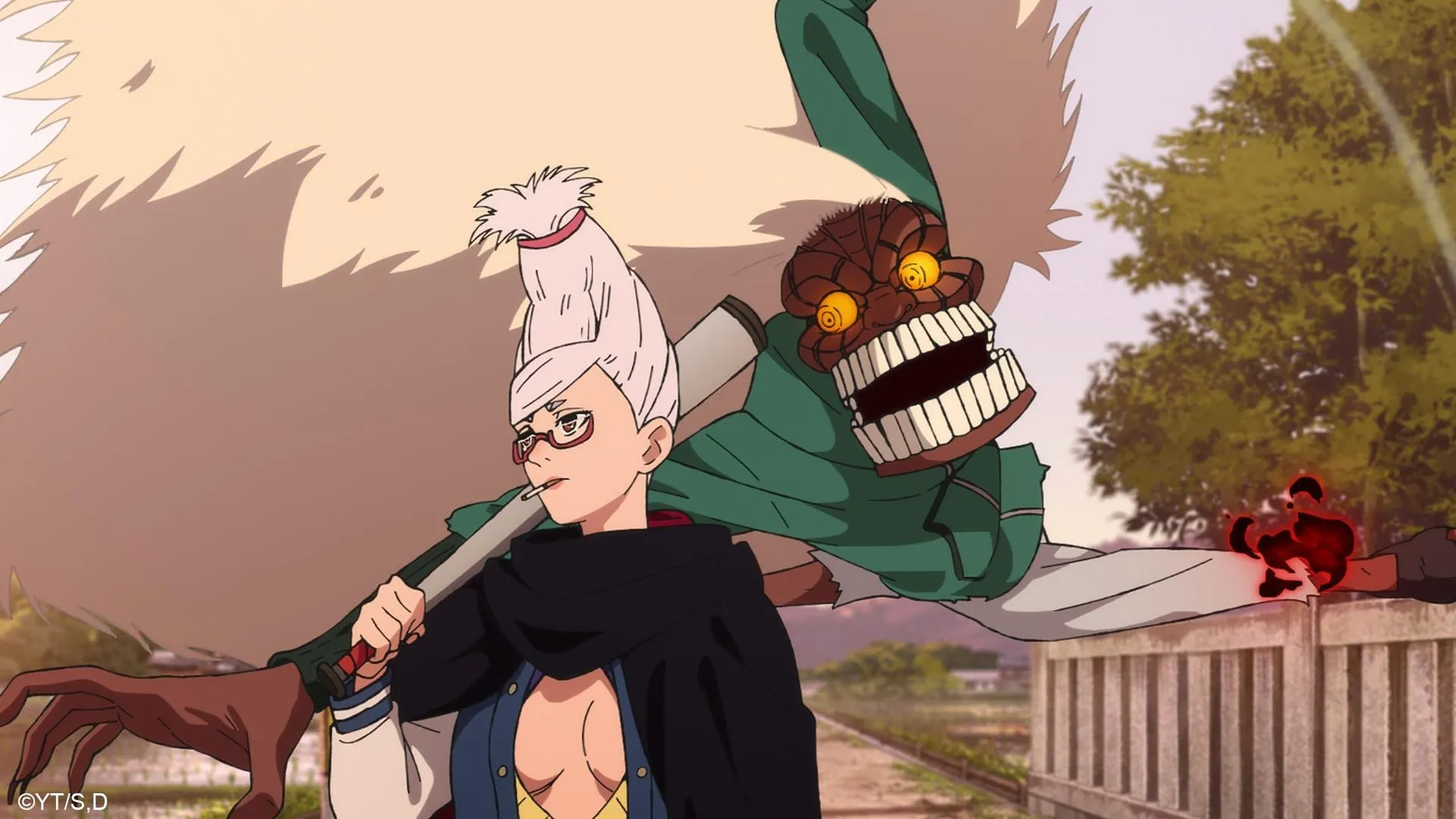 Novas criaturas e cenas de aventura da série Dandadan, , disponível para assistir na UniTV via UniTV apk e UniTV Web